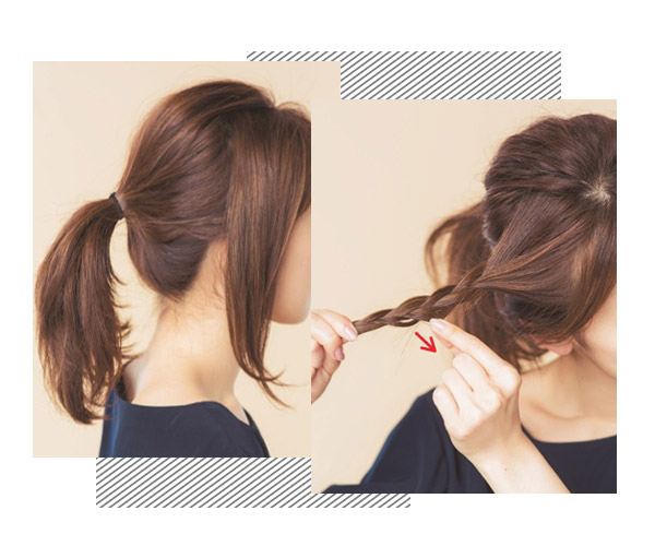 扎马尾简单好看的步骤图解片