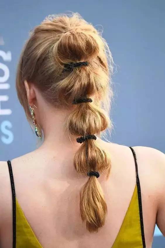 糖葫芦马尾怎么扎好看图片大全片