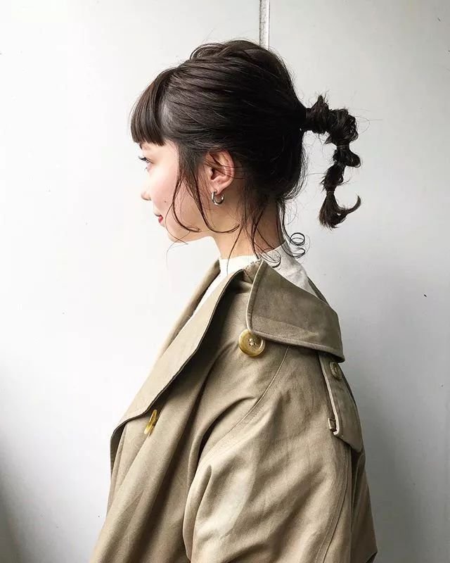 正在日本流行的马尾辫片