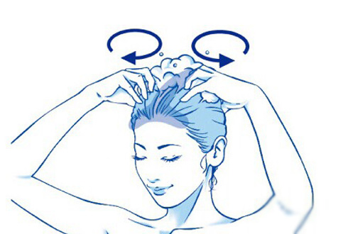 头皮spa按摩教程图解