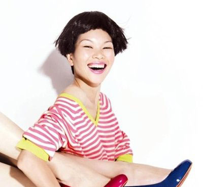 国际名模贺聪漂亮发型