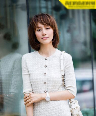 中国好闺蜜唐晶的短发造型职业女强人的发型设计