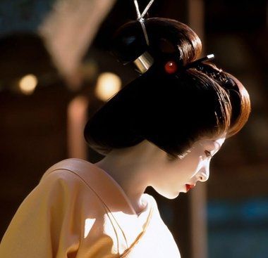 古装盘发发型图片日式古代怎么盘头发欣赏