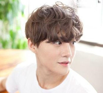 韩国男生短发卷发,短发图片,发型图片