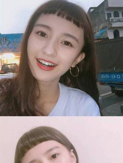 最新流行日系二次元刘海发型彰显个性潮流的女生中长发