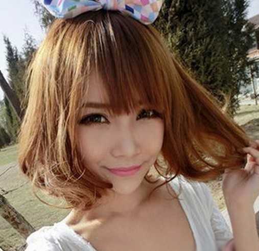 百搭甜美又减龄的短发梨花头 梨花头图片 发型图片