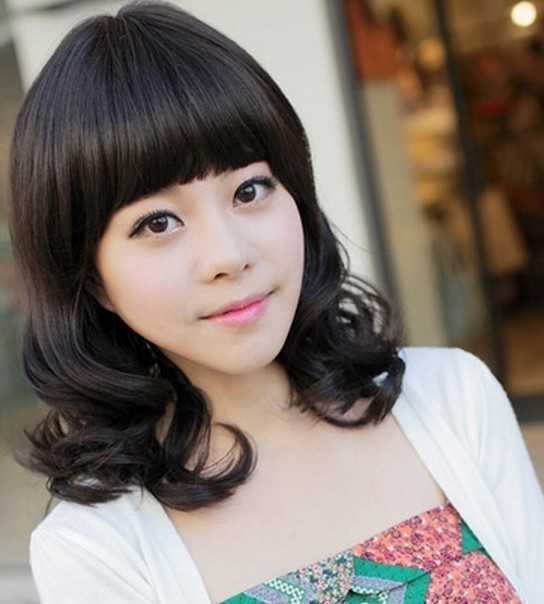 韩国女生甜美俏皮短卷发,卷发图片,发型图片
