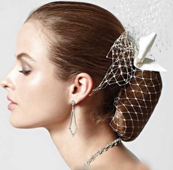 流行惊艳的欧美风新娘盘发造型