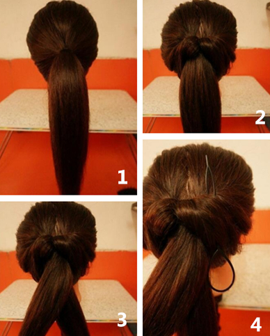 长发mm必get的花样盘发器的使用方法