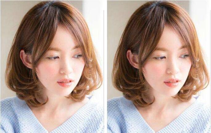 荷叶头短发最减龄了,卷发图片,发型图片