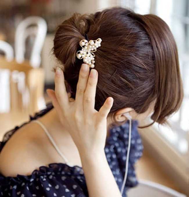 甜美可爱的丸子头图片甜美风迅速袭来