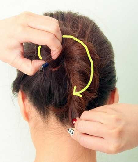 最新韩式丸子头扎法图解