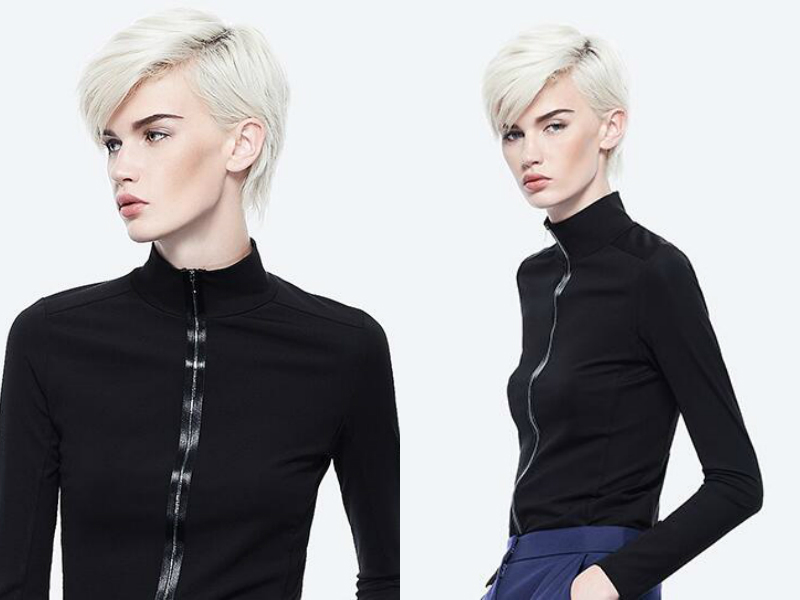 帅气的二八分女生朋克发型,短发图片,发型图片