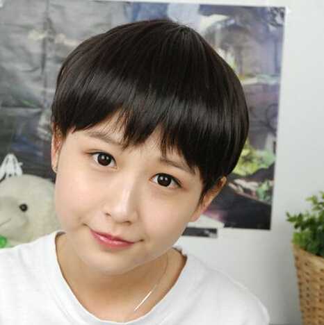 长发怎么戴假发假小子短发怎么带