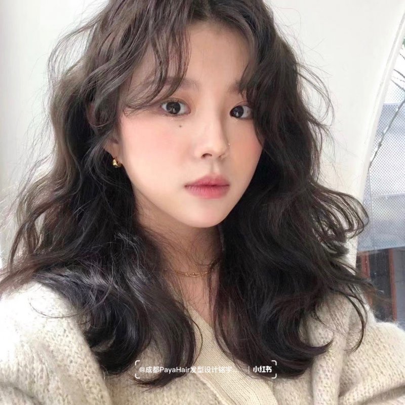 烫了万人都说喜欢的蛋卷头甜美俏皮惹人爱