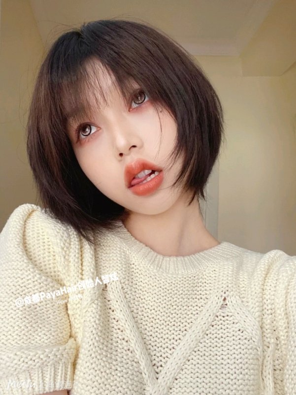 不挑脸型的女生小短发 "甜美清新",短发图片,发型图片