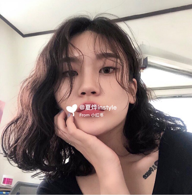 港风蛋卷头中短发烫发推荐 可a可飒显脸小,蛋卷头图片,发型图片