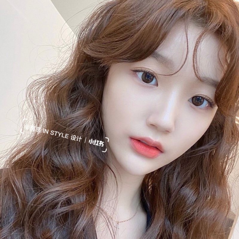 甜美慵懒风蛋卷头减龄显发量显脸小