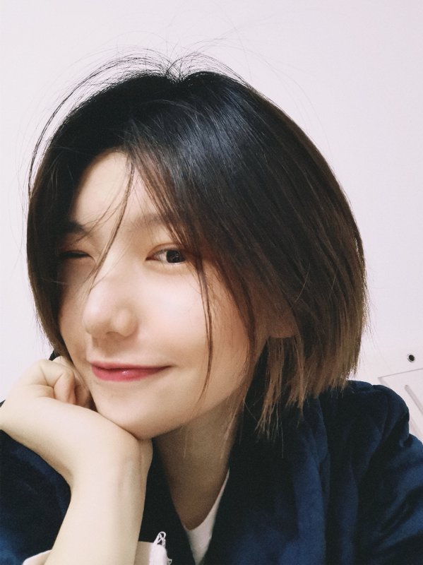 发质粗硬发量多超短发后续女生温柔中短发