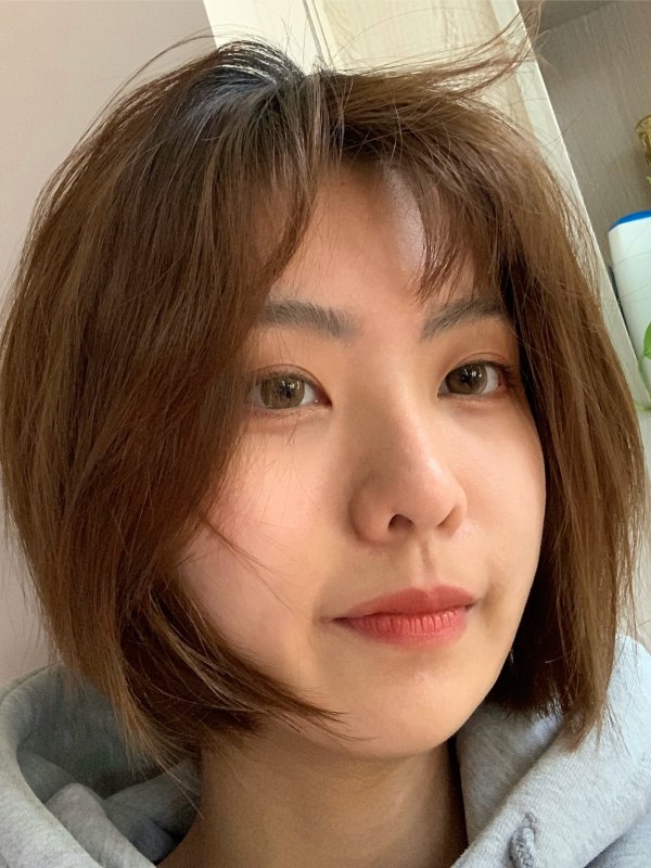 圆脸女生短发超短发留长打理