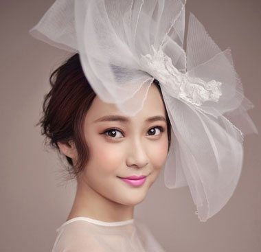结婚当日新娘发型最新日韩新娘发型图片
