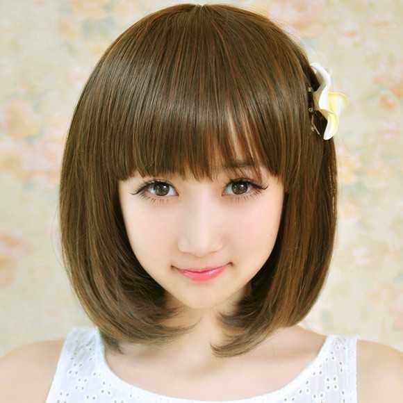 可爱波波头发型倍增甜美度