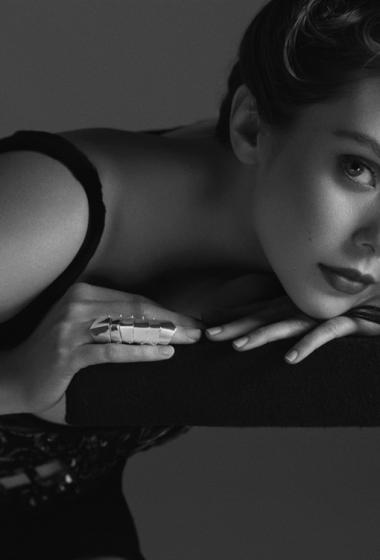 伊丽莎白奥尔森黑白时尚杂志写真图片112