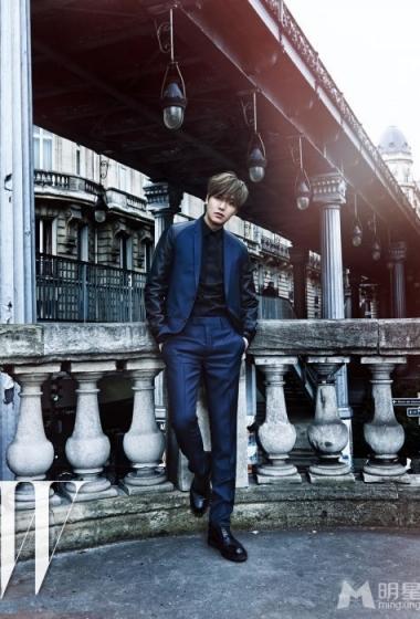 韩星李敏镐w杂志写真忧郁眼神尽显沧桑 李敏镐图片