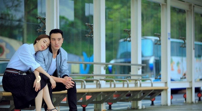 王阳明张俪七夕写真 台湾车站上演离别