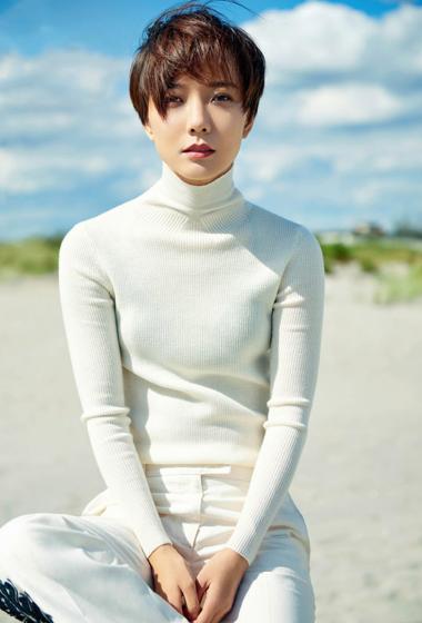 王珞丹清新优雅海边写真高清图片58