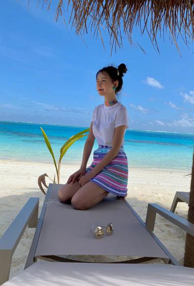 沈梦辰海边清新图片16