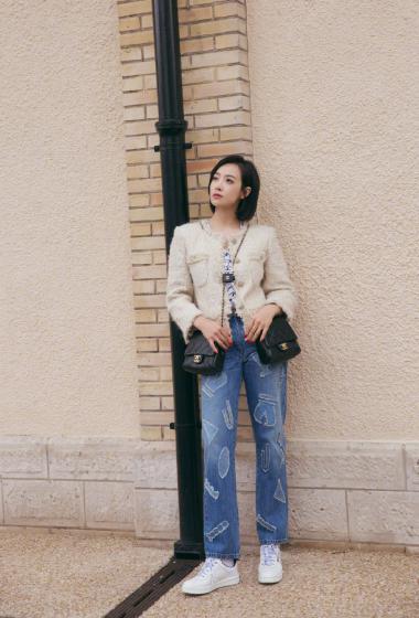 宋茜时尚性感街拍写真图片15