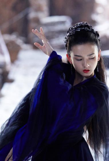 宋祖儿羽然甜美紫裙剧照图片56