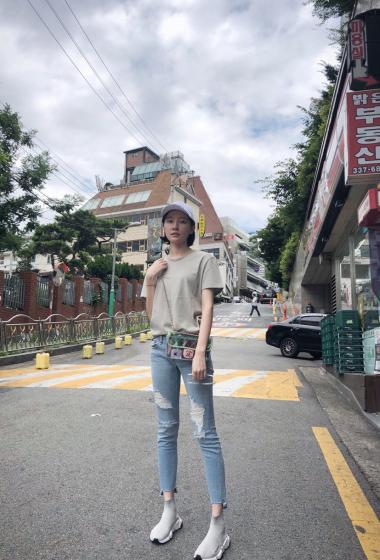 崔心心随性街拍写真图片46