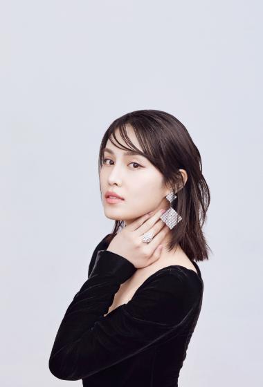 韩丹桐深v礼服性感写真图片45