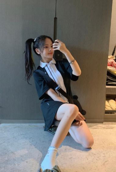 楊超越雙馬尾可愛少女感寫真圖片34