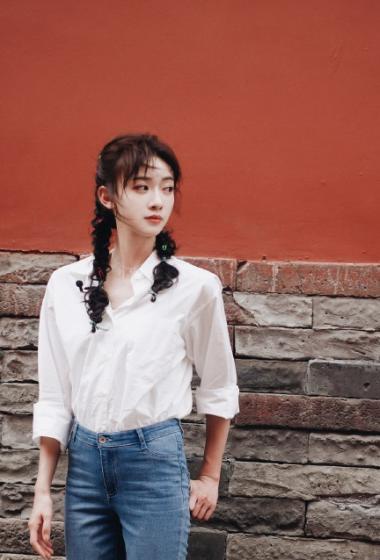 吴谨言双马尾清新俏皮图片34