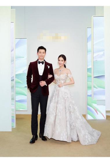 何超莲窦骁郎才女貌婚纱大片写真图片22
