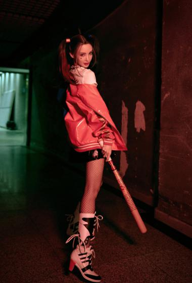 金晨小丑女造型酷美写真图片112