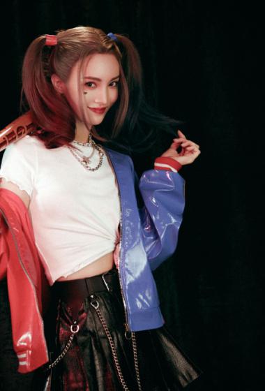 金晨小丑女造型酷美写真图片112