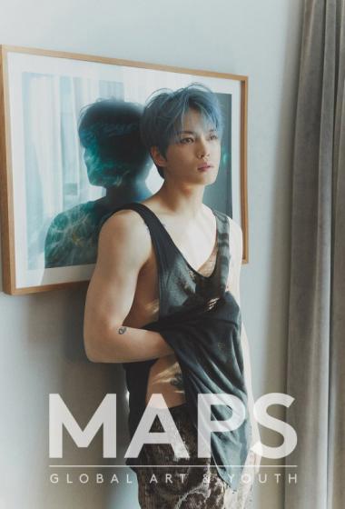 金在中时尚杂志撩衣露腹肌帅气写真图片35