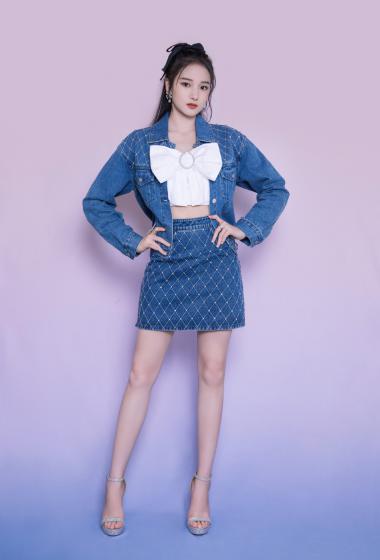 陈昕葳牛仔短裙性感写真图片68