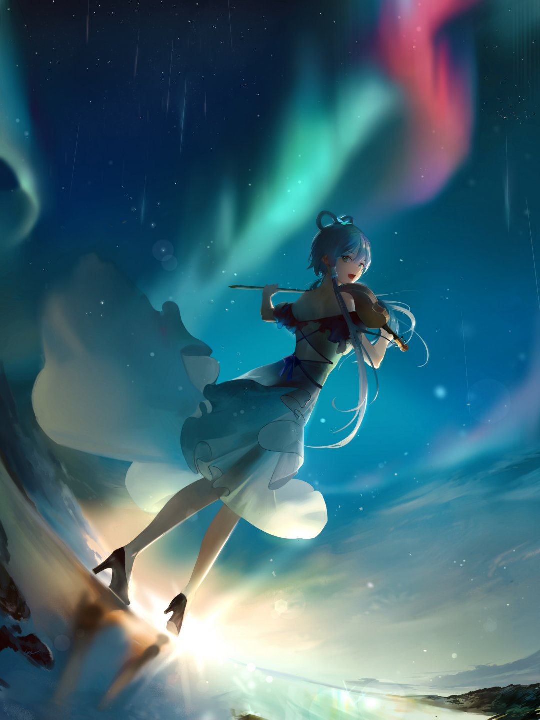 极冬协奏曲光小提琴洛天依3k