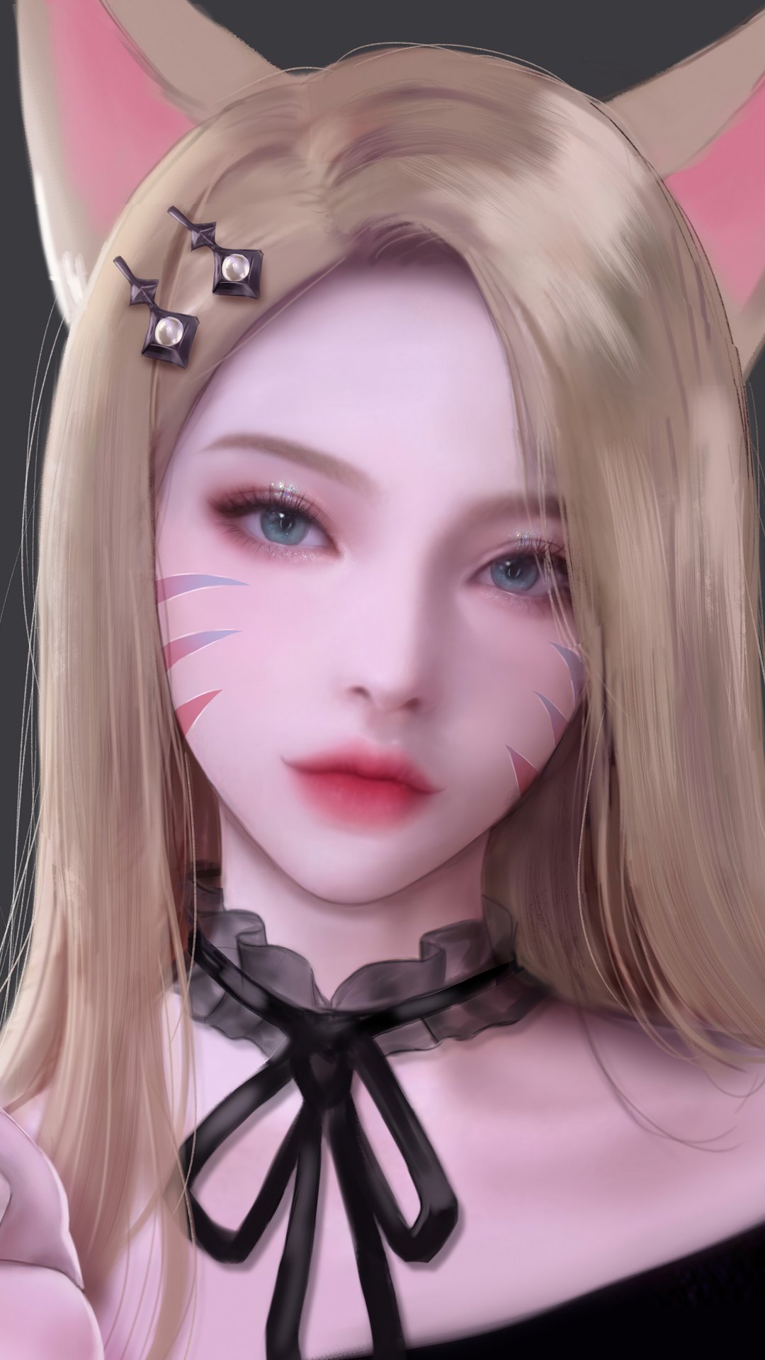 lol英雄联盟九尾妖狐同人阿狸4k竖屏