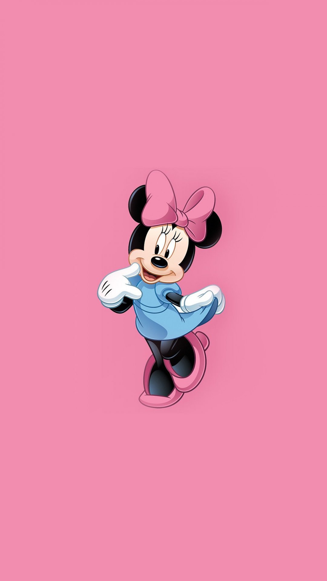 粉色可爱的米奇老鼠,高清图片,手机壁纸
