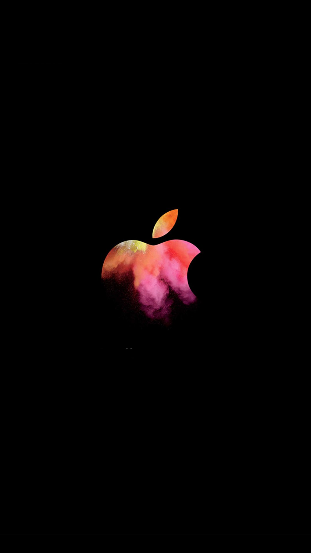 炫彩苹果品牌logo酷炫手机背景,高清图片,手机壁纸