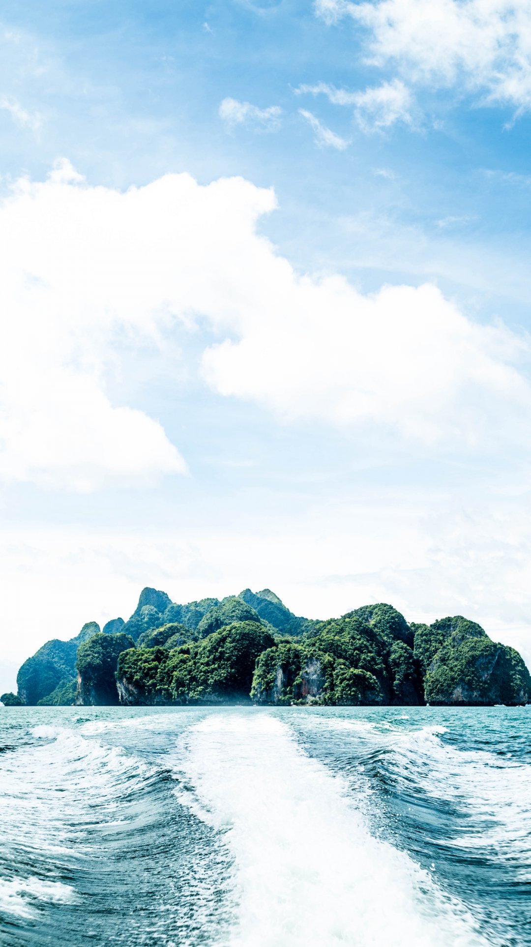 海中的小岛高清 高清图片 手机壁纸