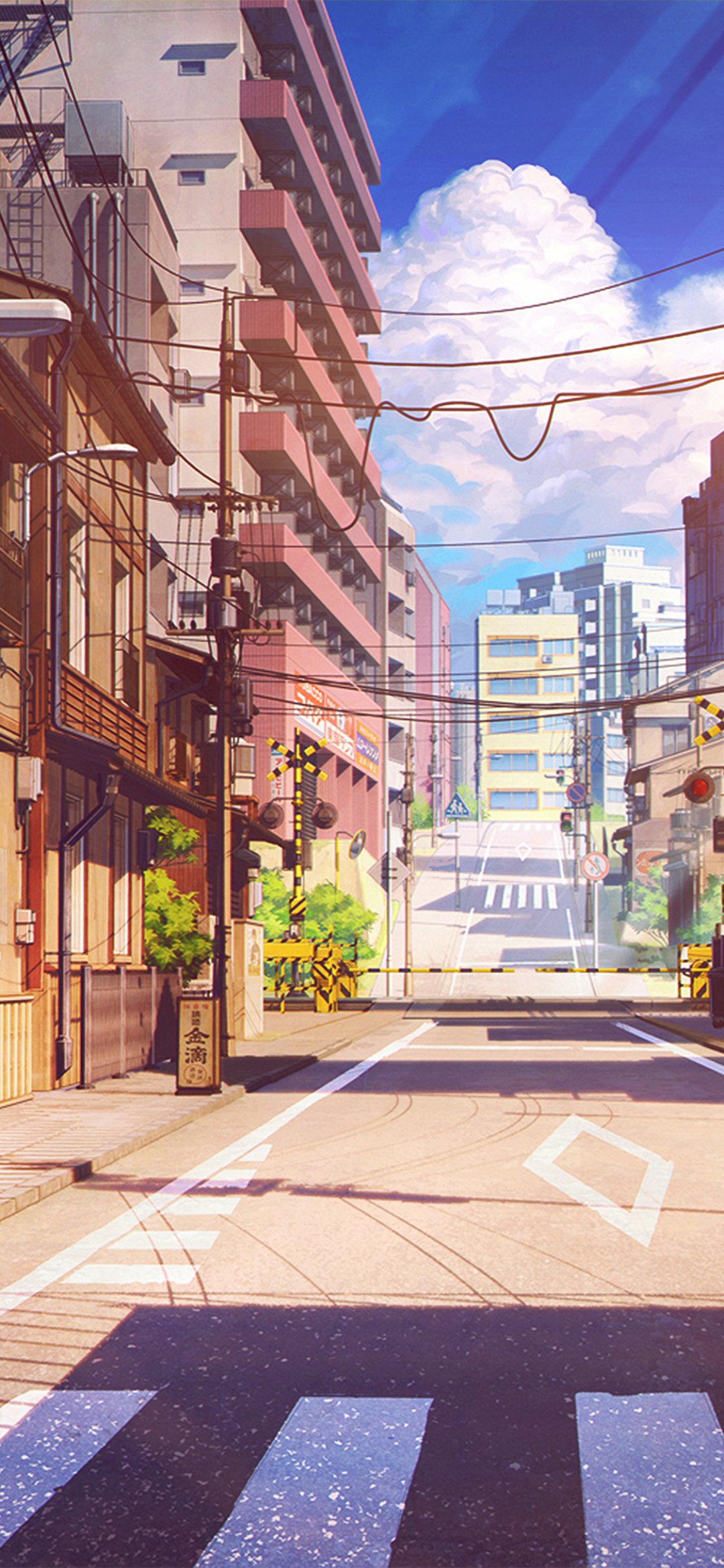 日本动漫里的街道景象个性