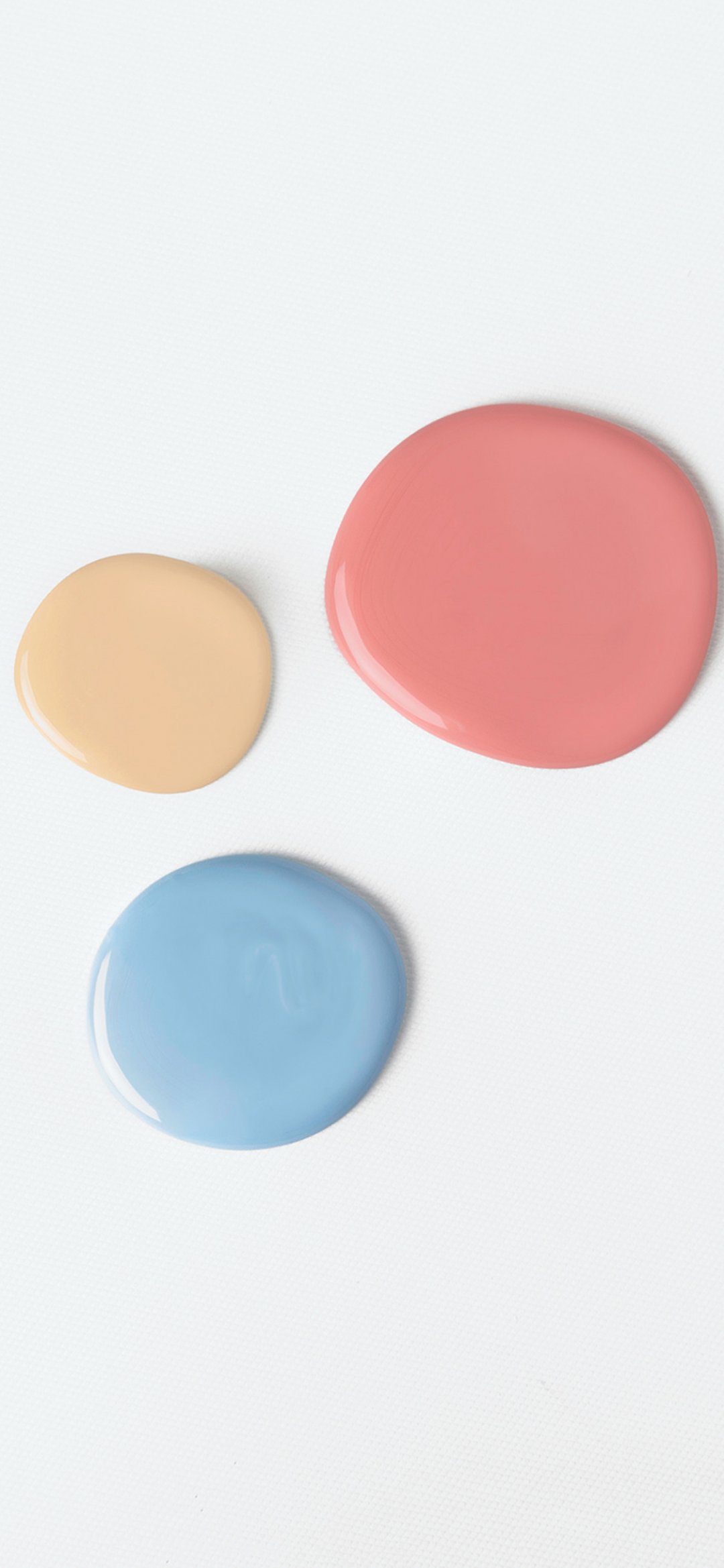 橙,蓝,黄三色颜料创意手机背景图片,高清图片,手机壁纸