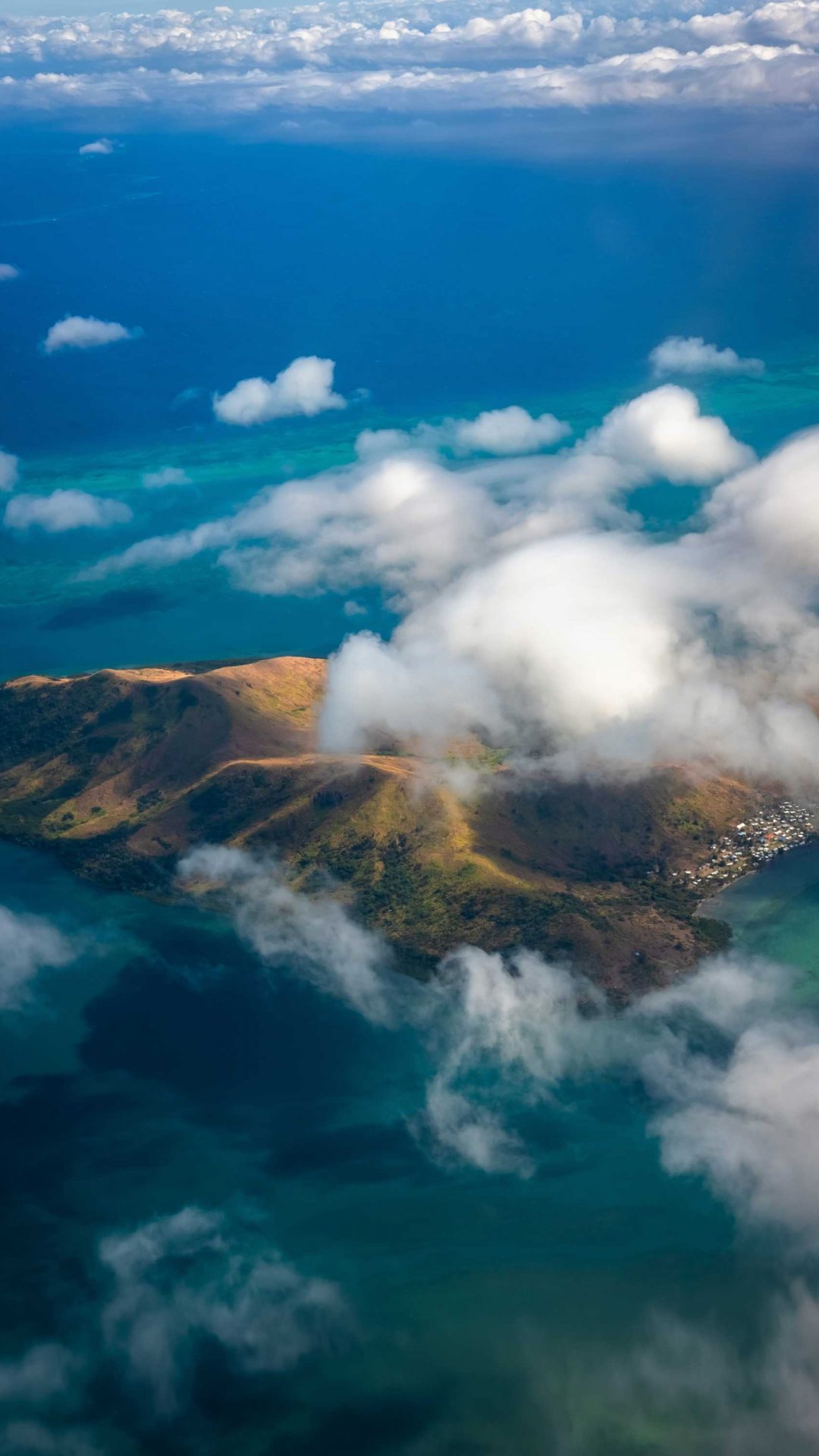海上的小岛高清航拍
